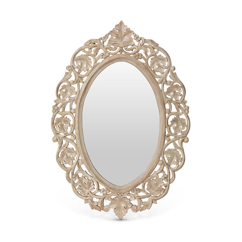 Vichy Hand Carved Wood Mirror