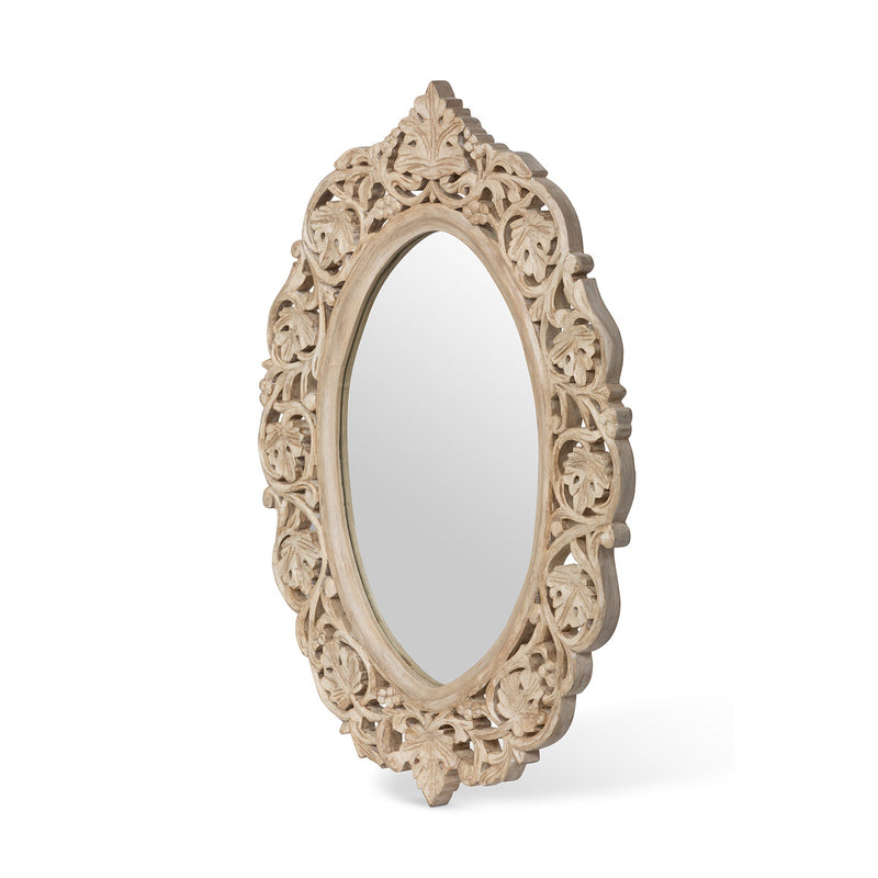 Vichy Hand Carved Wood Mirror