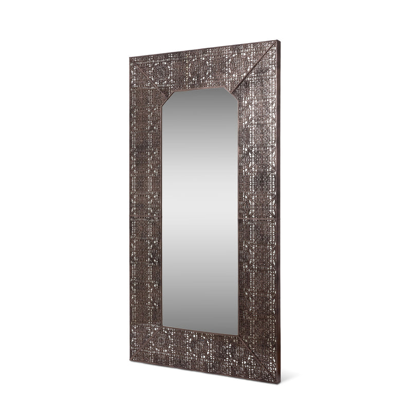 Agean Leather Frame Mirror