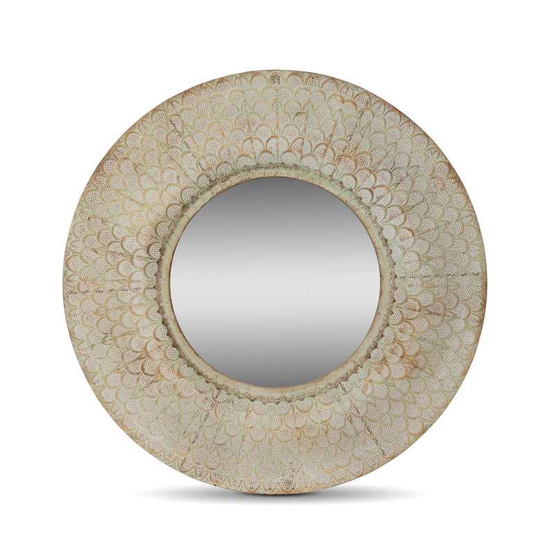 Athena Patina Pattern Mirror