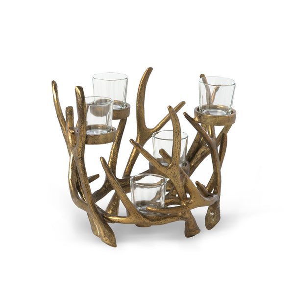 Antler Cast Aluminum Centerpiece x 5