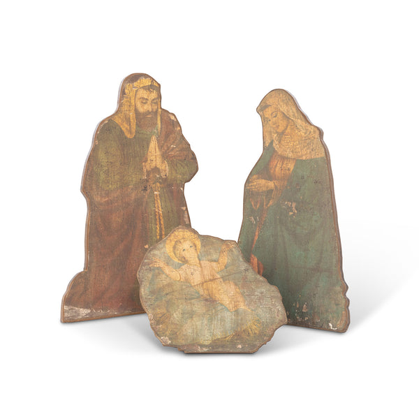 Wooden Tabletop Nativity, Set of 12