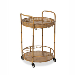 roanoke metal bar cart